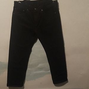 Levi's black denim Jean's 36x29....505